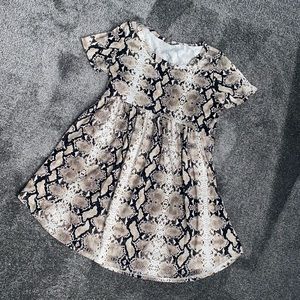 DONATING NEXT WEEK: EUC snake print dress